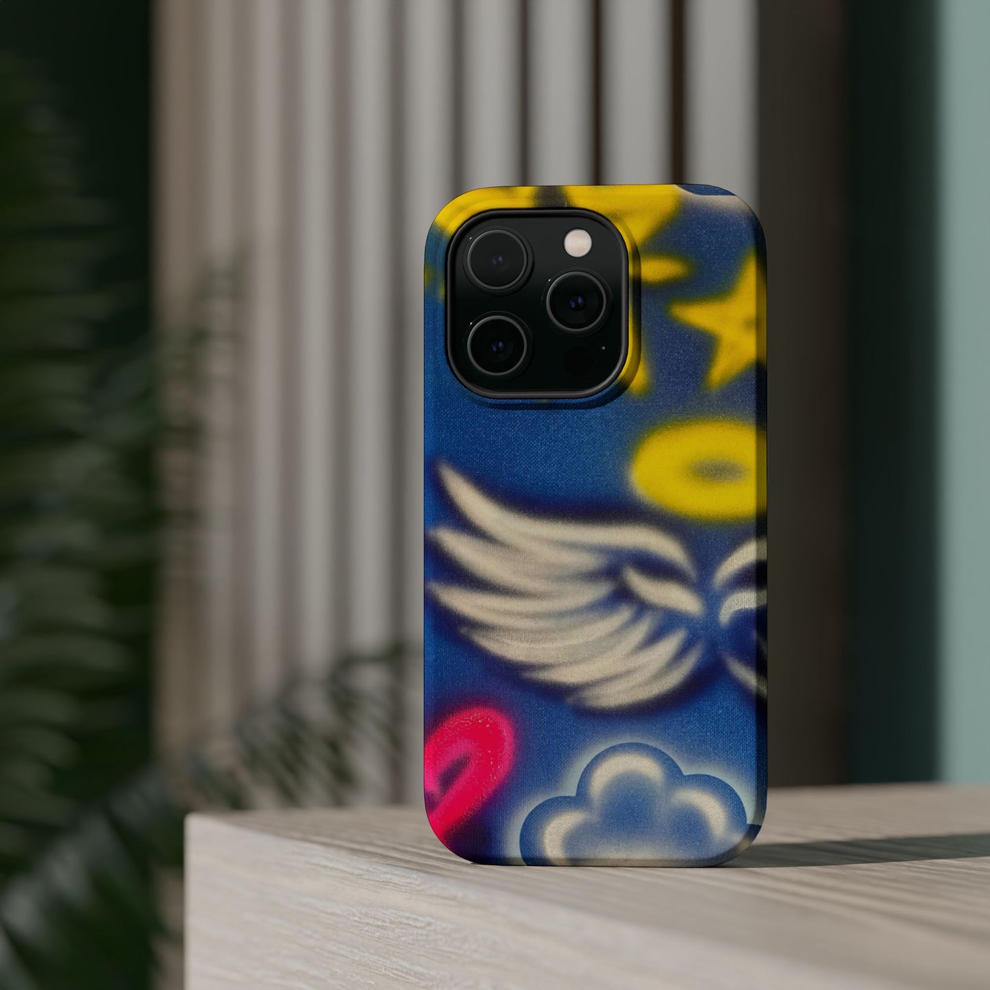 MagSafe "celestial halo" airbrush iPhone case