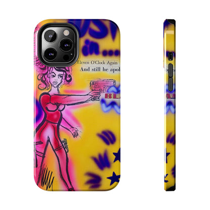 "spiraling thoughts" airbrush iPhone case