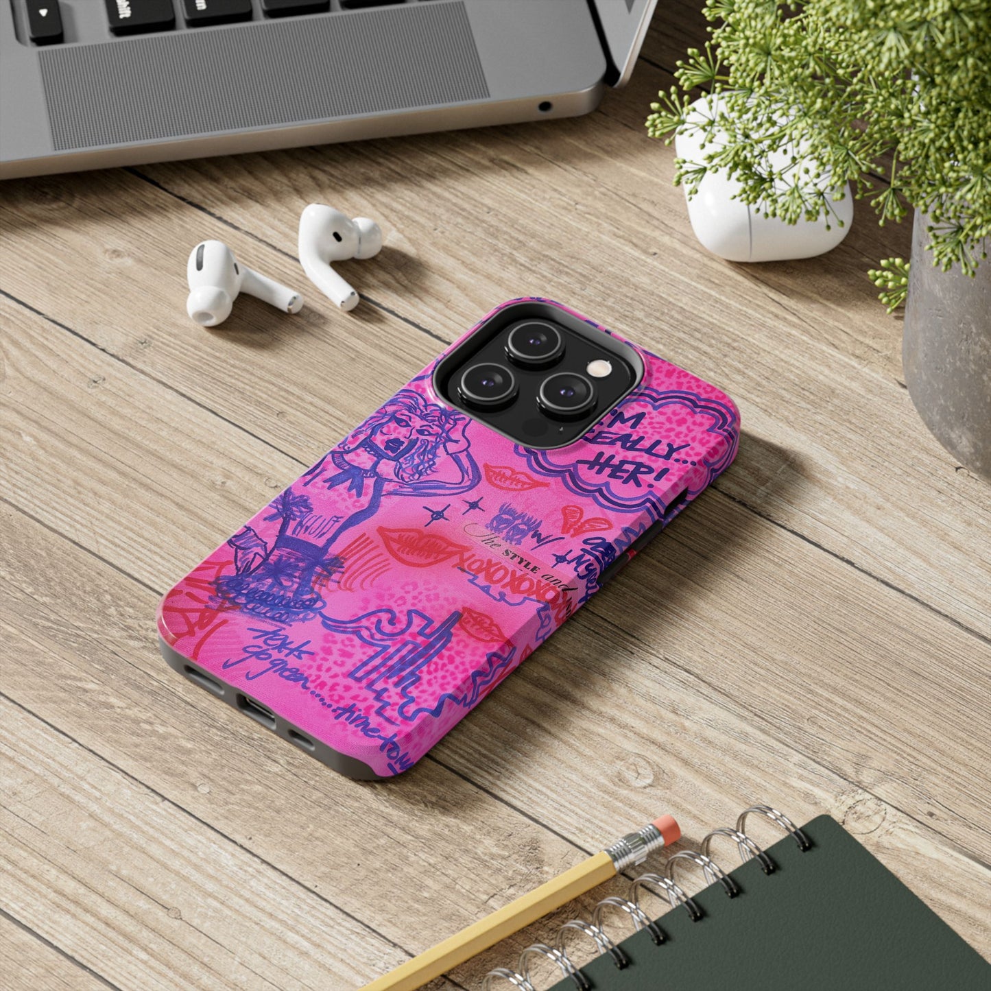 "really "HER!" airbrush iPhone case