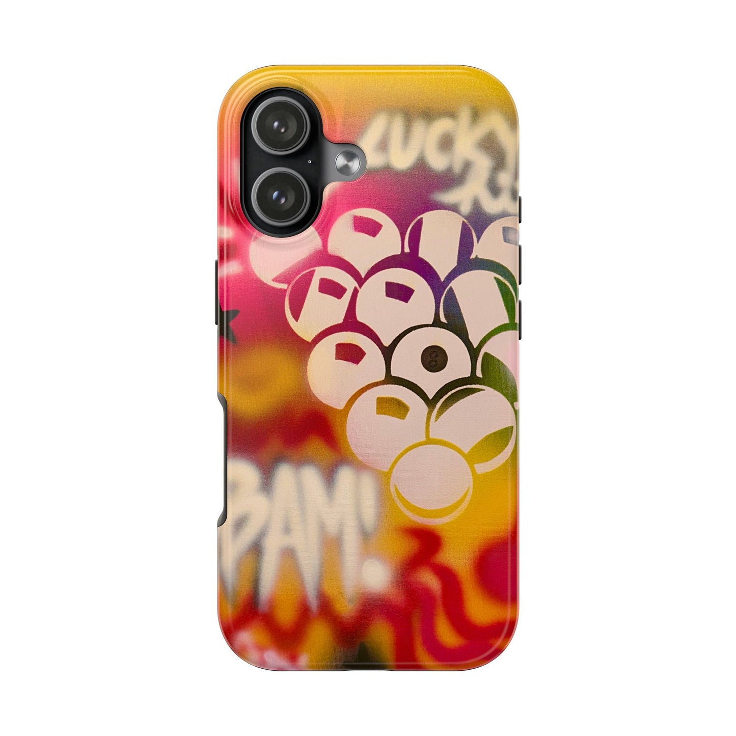 limited edition "bright billiards" airbrush iPhone case