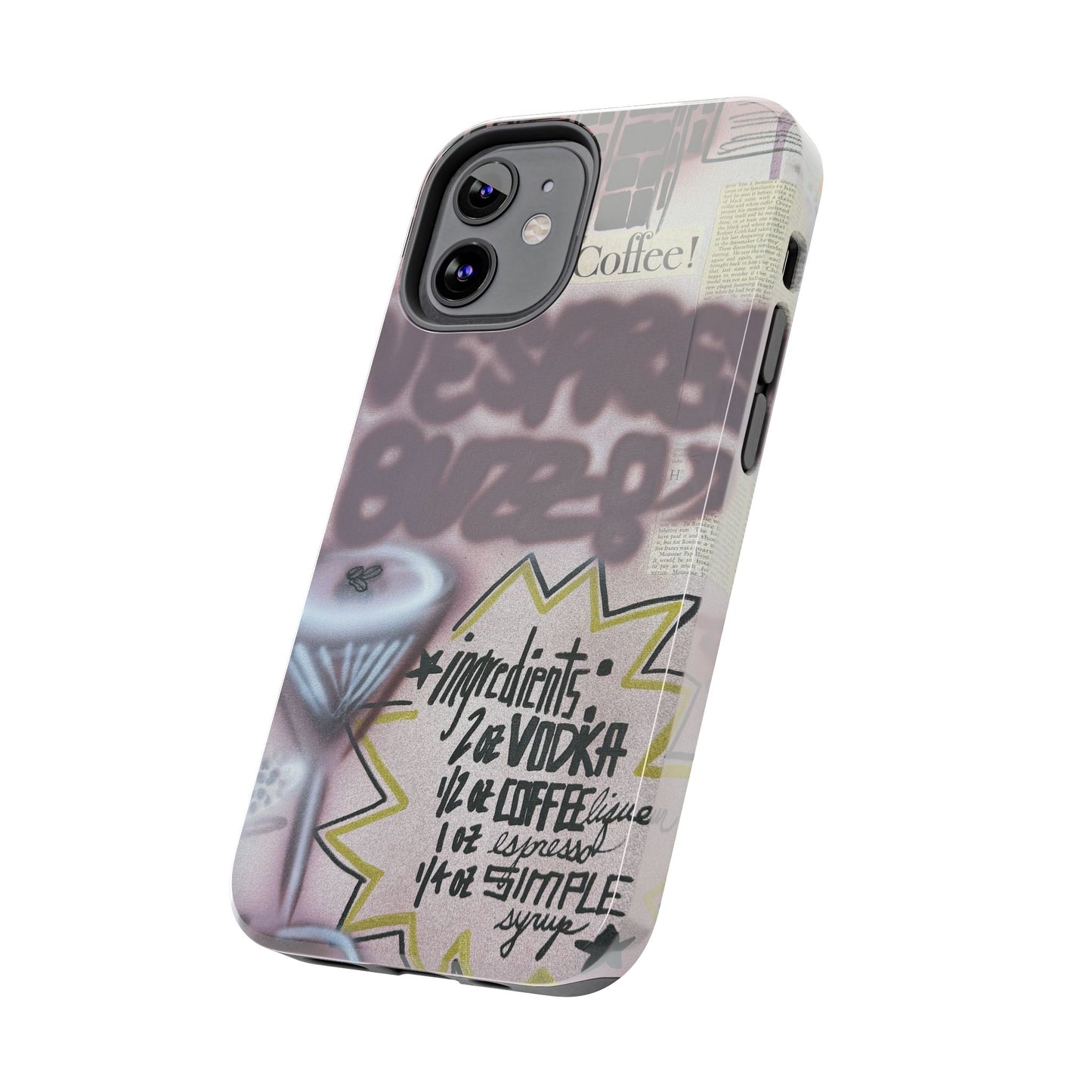 "espresso martini" airbrush iPhone case
