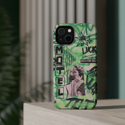 MagSafe "lust over luck" airbrush iPhone case