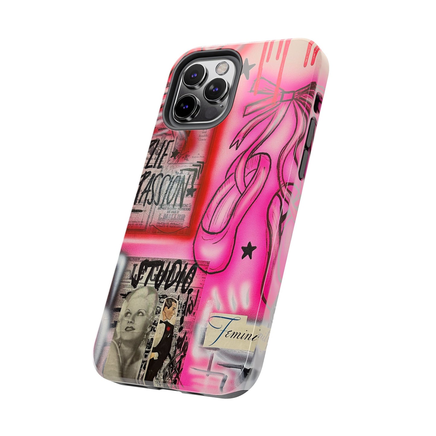 "plié passion” airbrush iPhone case