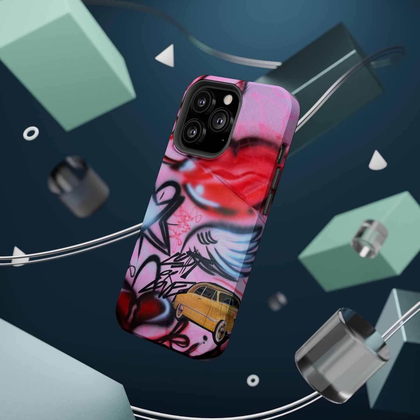 MagSafe "lust or love" airbrush iPhone case