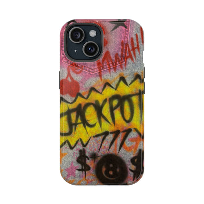 MagSafe "JACKPOT!" airbrush iPhone case
