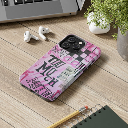"too much motion" airbrush iPhone case