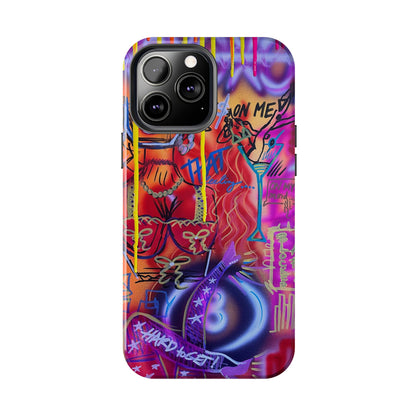 "shots on me" airbrush iPhone case