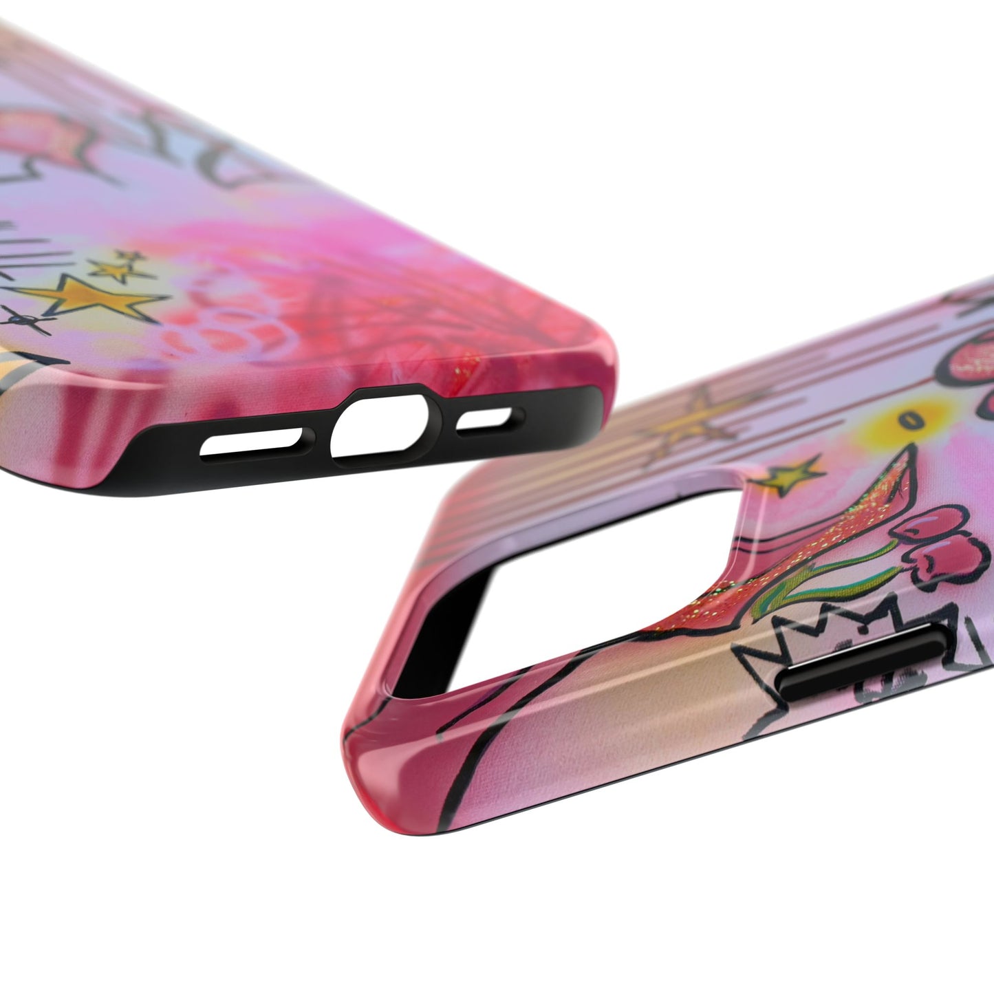 "cherry luvr" airbrush iPhone case