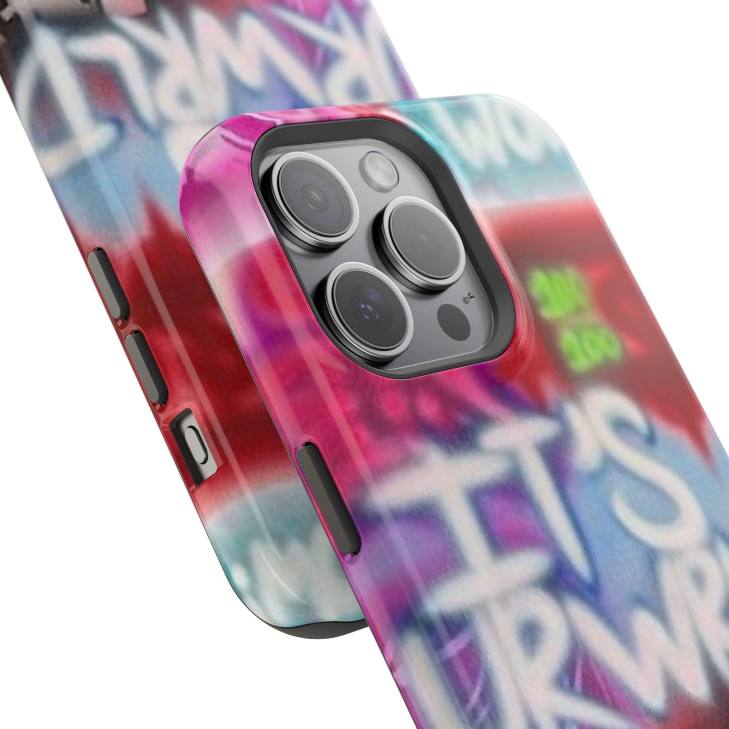 MagSafe „its ur WRLD“ Airbrush iPhone Hülle