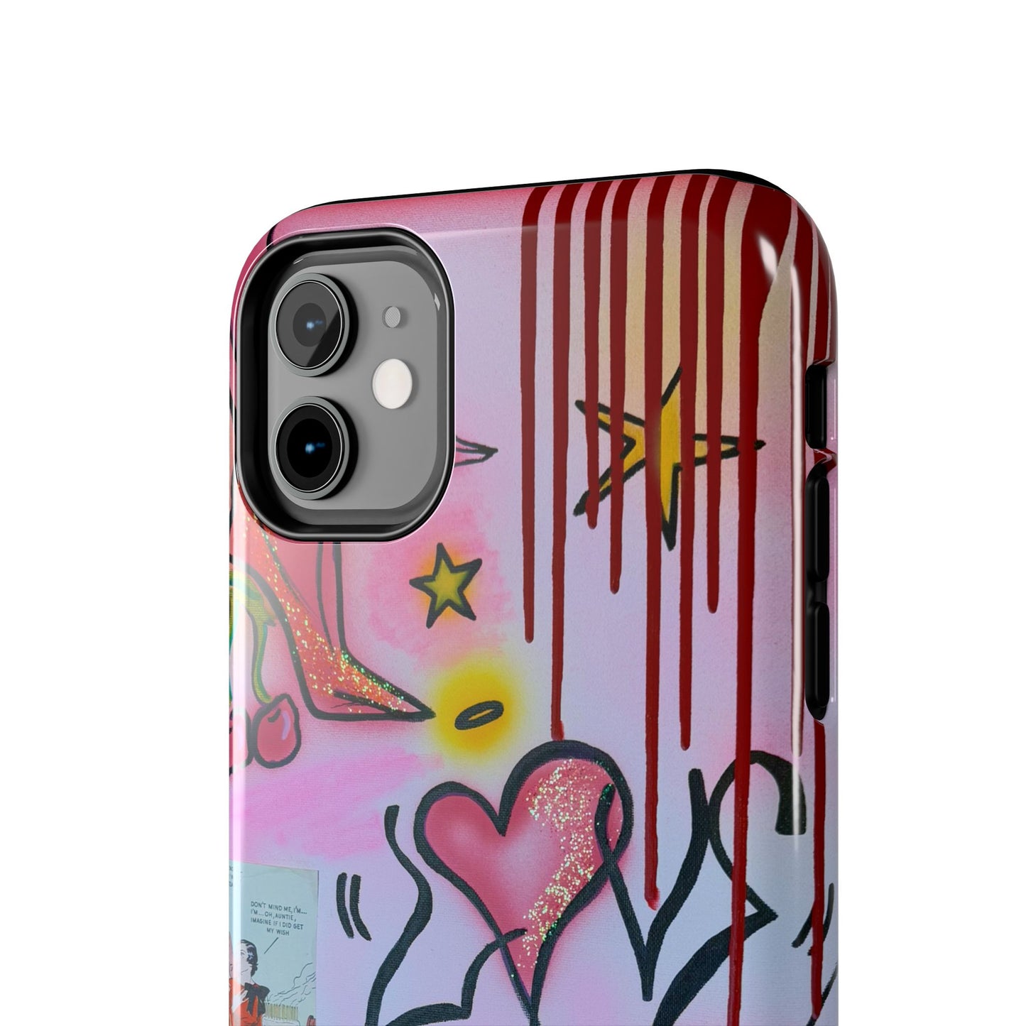 "cherry luvr" airbrush iPhone case