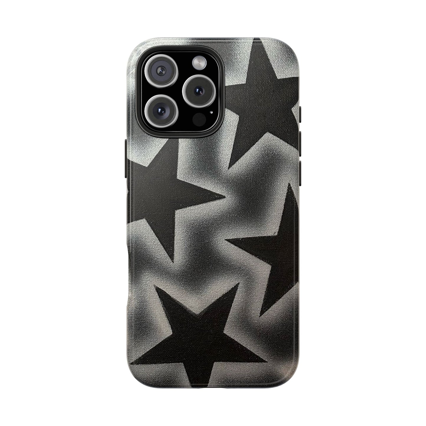 "chrome stars" airbrush iPhone case