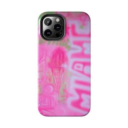 "sunset sorbet" airbrush iPhone case