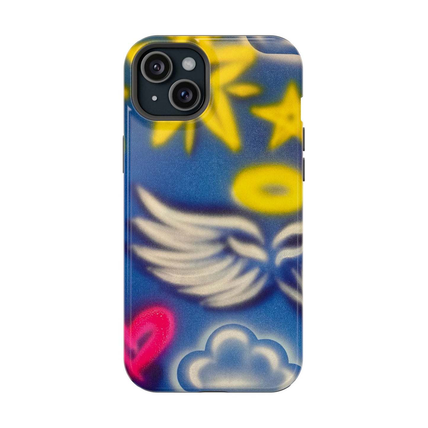 MagSafe "celestial halo" airbrush iPhone case