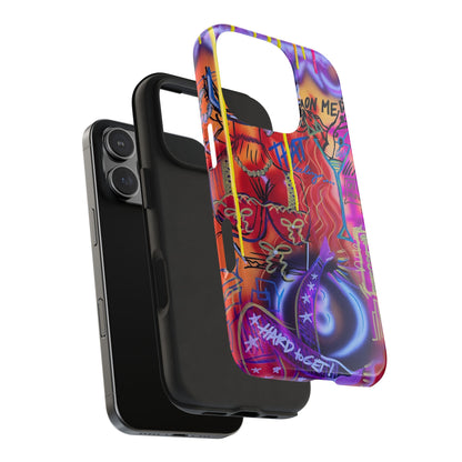 "shots on me" airbrush iPhone case