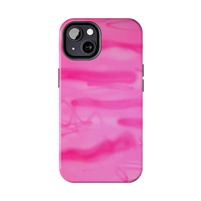 "pink camo" airbrush iPhone case
