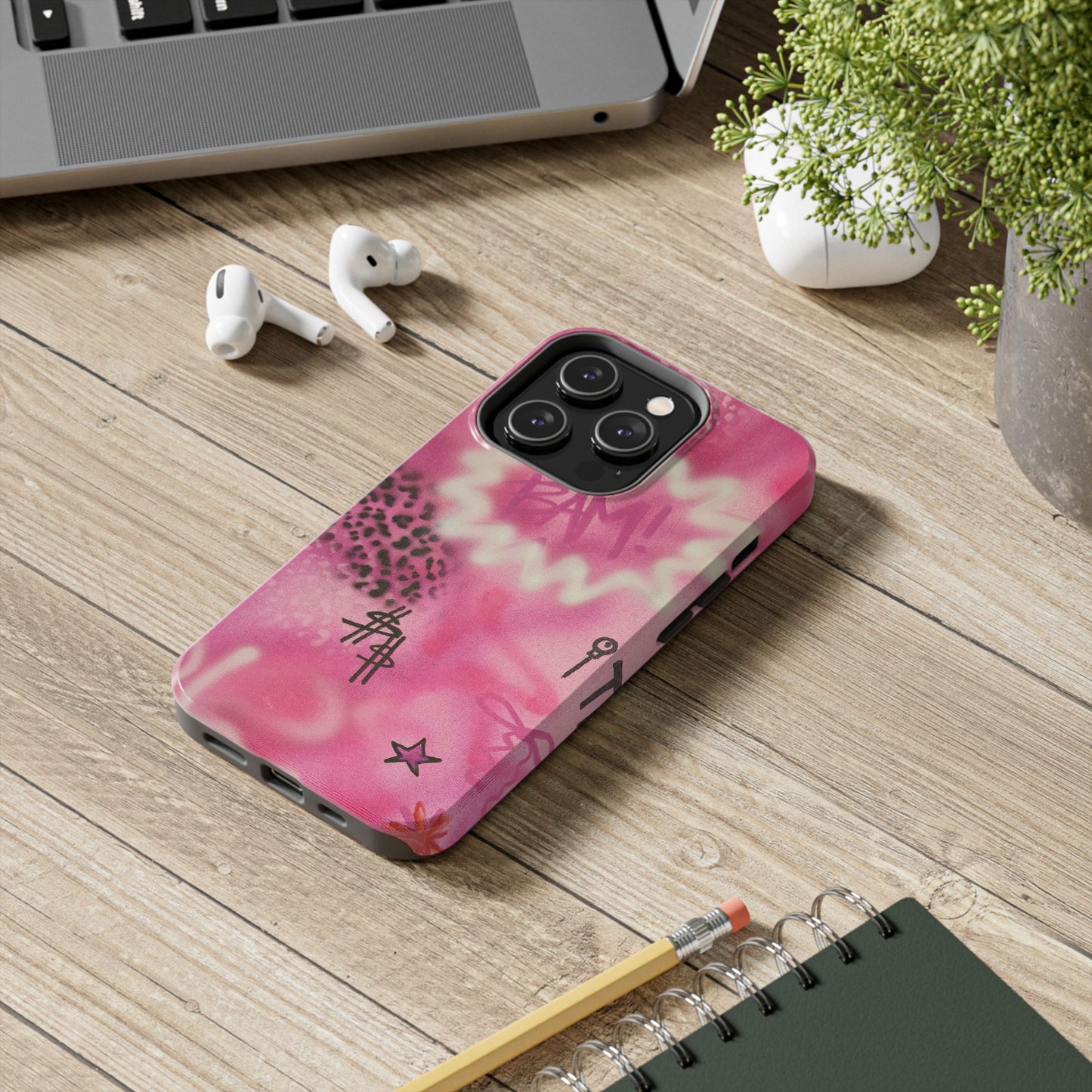 "BAM!" airbrush iPhone case
