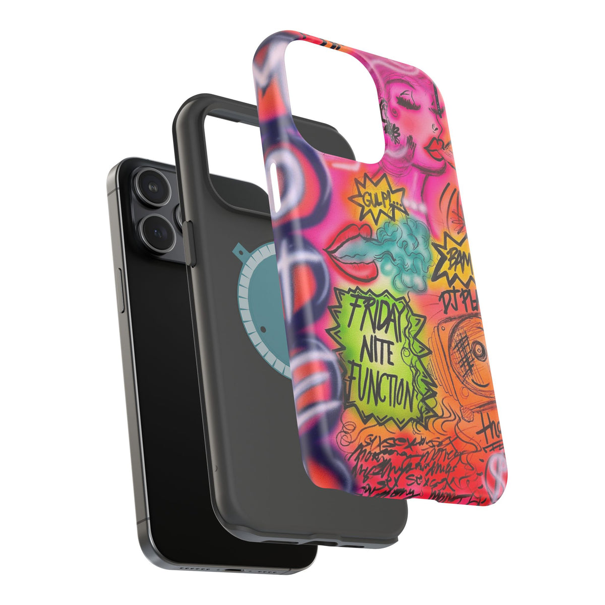 MagSafe „Vegas Ventures“ Airbrush iPhone-Hülle