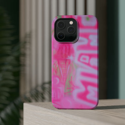 MagSafe "sunset sorbet" airbrush iPhone case