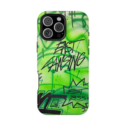 MagSafe "east lansing, mi" airbrush iPhone case