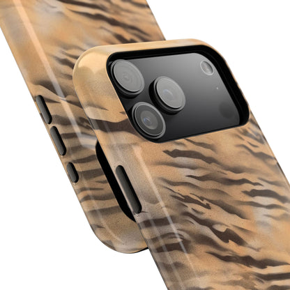 MagSafe "neutral tiger" airbrush iPhone case