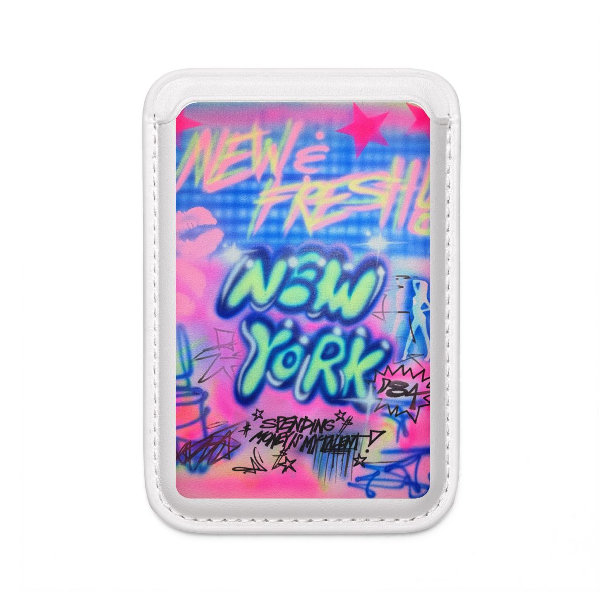 'spending $$ is my talent" airbrusuh wallet (Magsafe® Compatible)