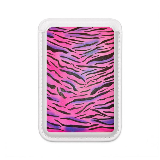 "pink glitter zebra" airbrusuh wallet (Magsafe® Compatible)