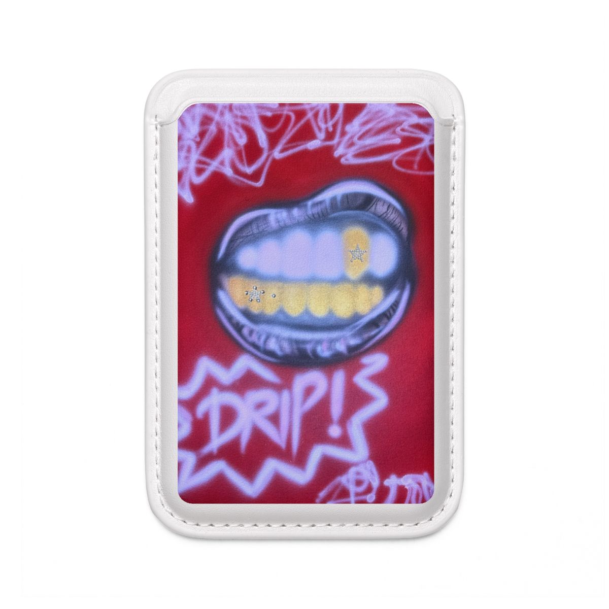 "tooth drip" airbrush wallet (Magsafe® Compatible)