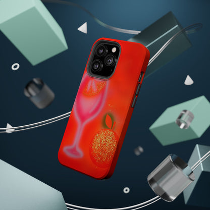 MagSafe "aperol spritz" airbrush iPhone case