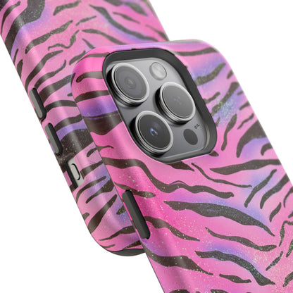 MagSafe "glitter zebra" airbrush iPhone case
