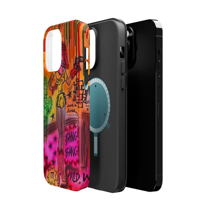 MagSafe "wild, wild west" airbrush iPhone case