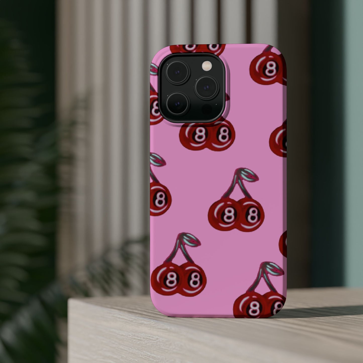 MagSafe "cami cherry pink" Airbrush iPhone Hülle