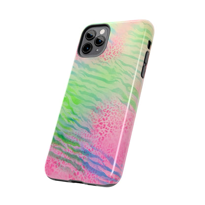 "teal cheetah" airbrush iPhone case