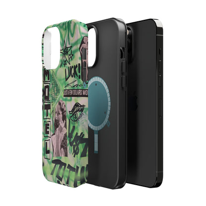MagSafe "lust over luck" airbrush iPhone case