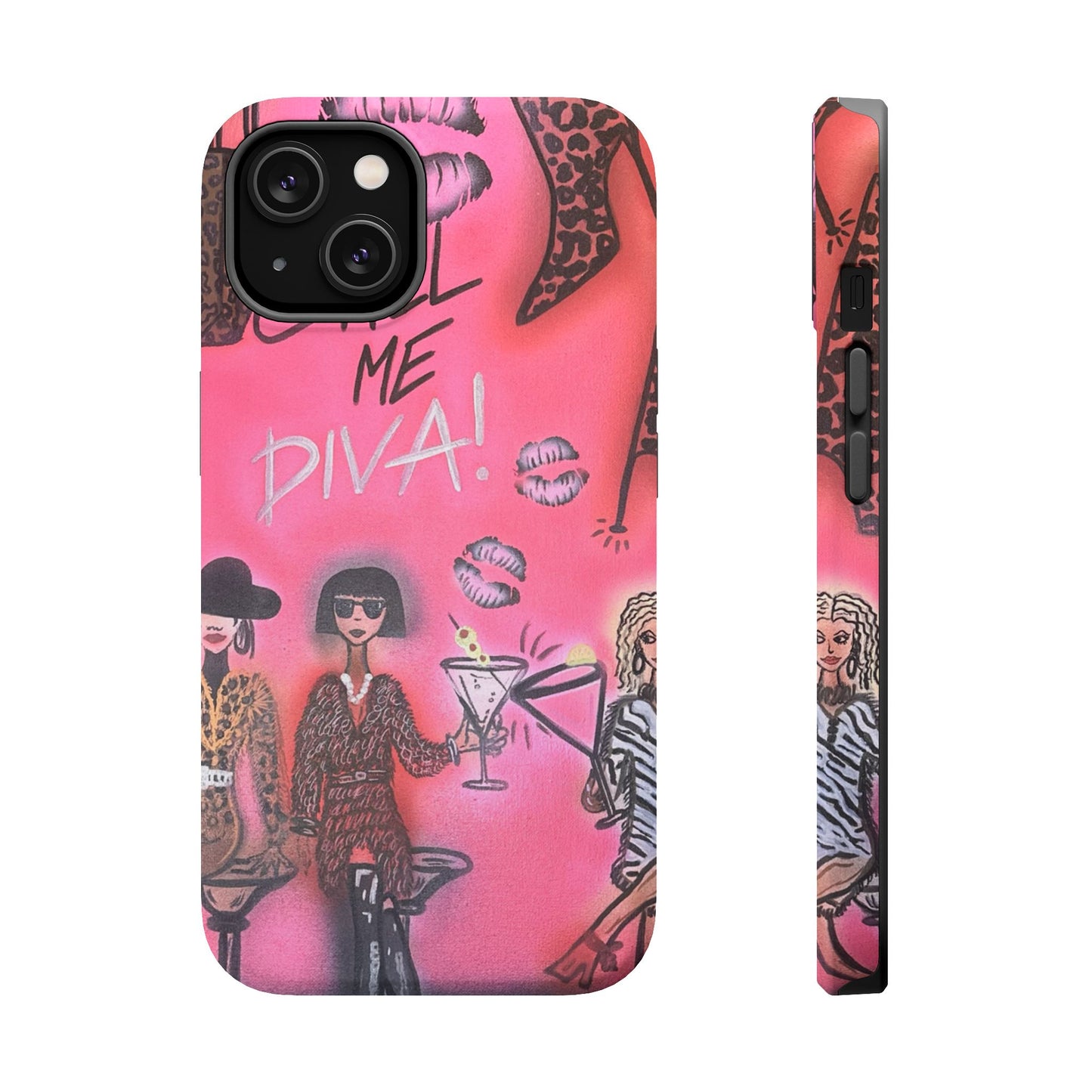 MagSafe "Party-Diva" Airbrush-iPhone-Hülle