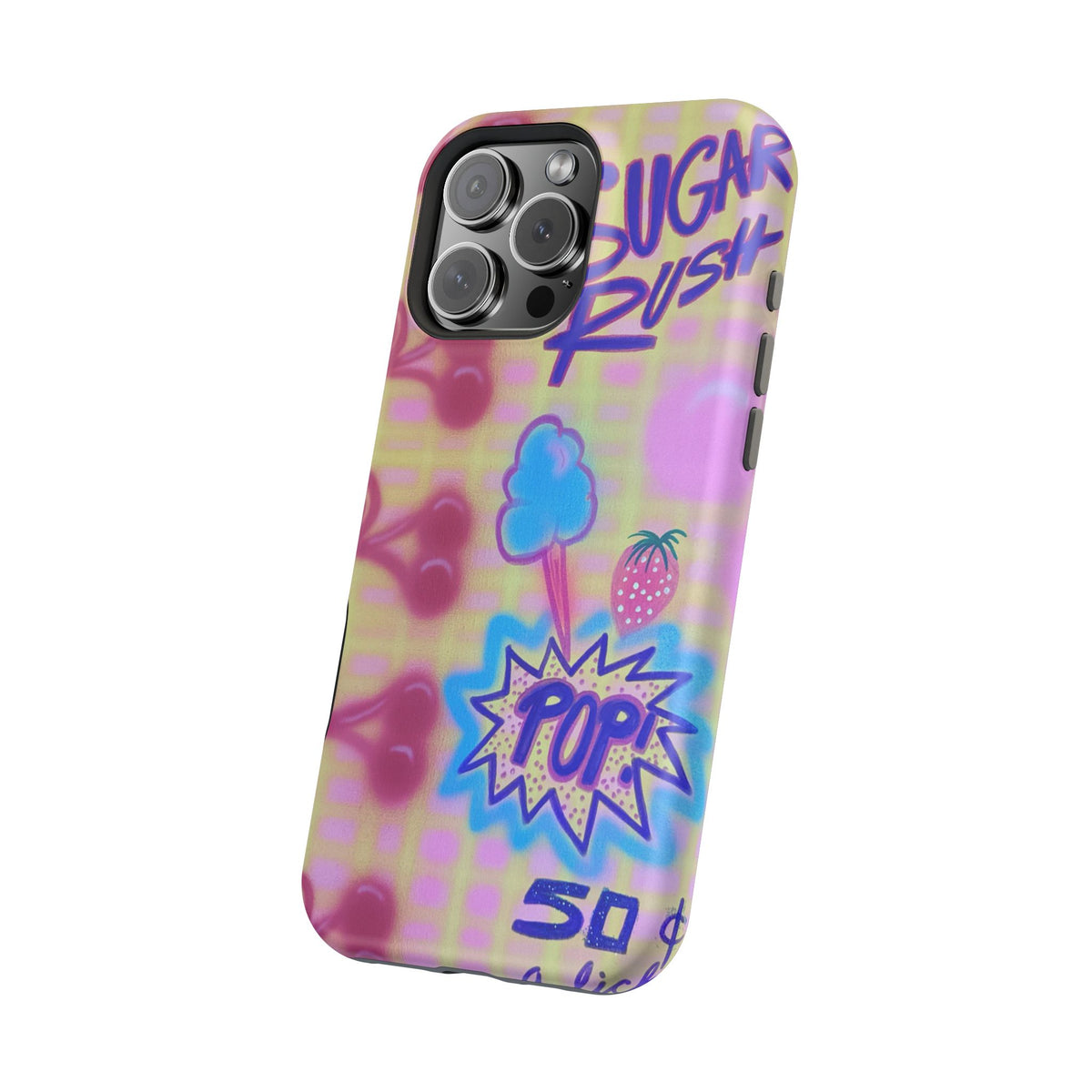 MagSafe "sugar rush" airbrush iPhone case