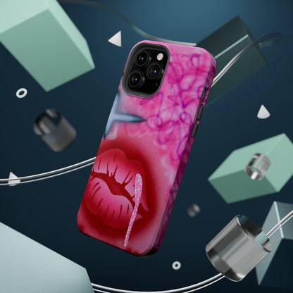 MagSafe limited edition "glitter aura" airbrush iPhone case