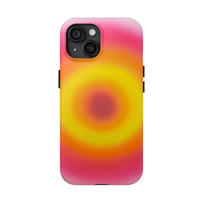 "pink lemonade aura" airbrush iPhone case