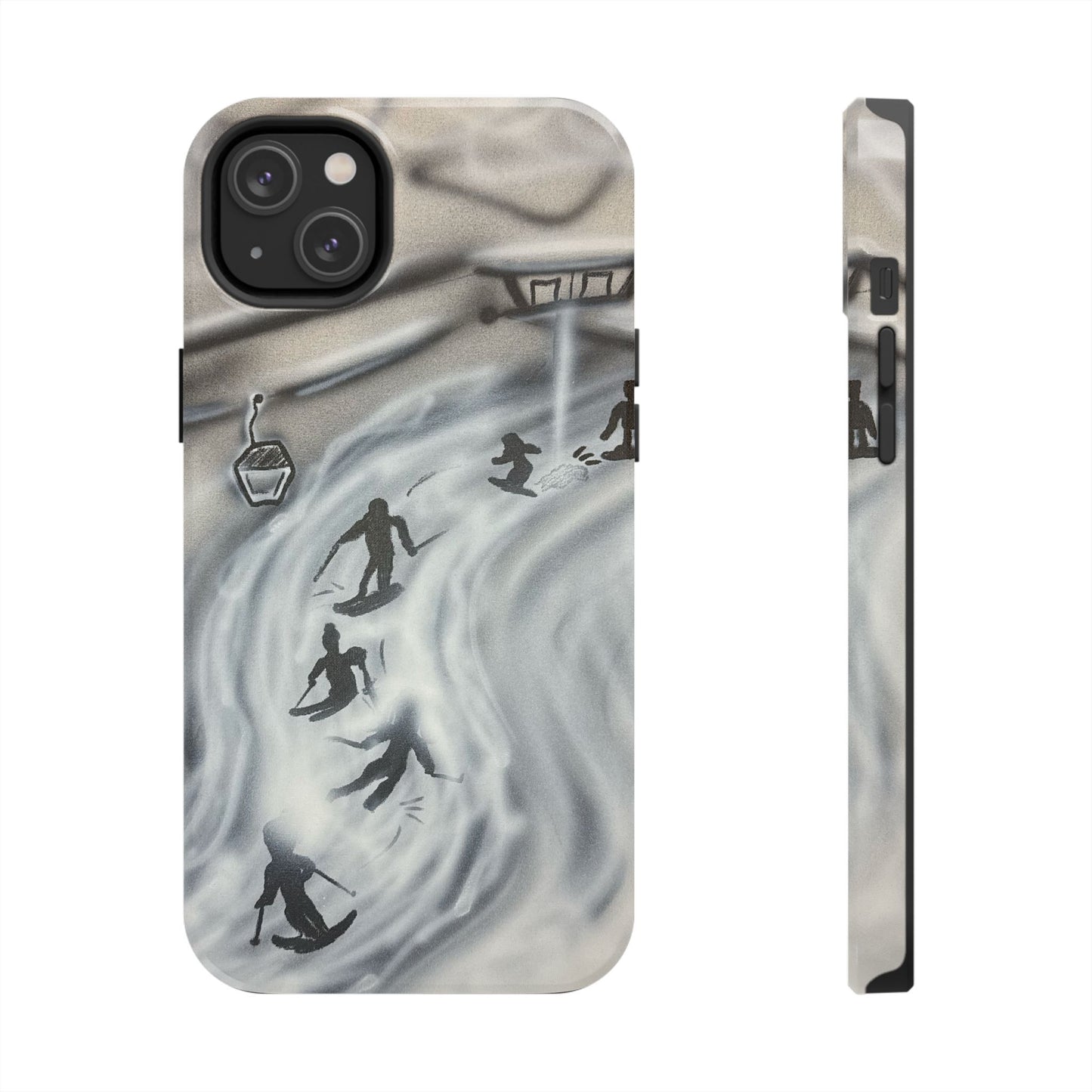 "arctic avalanche" airbrush iPhone case