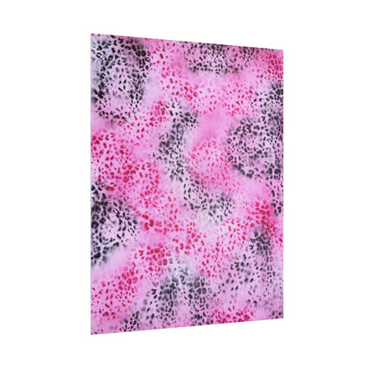 "pink cheetah" airbrush rolled print