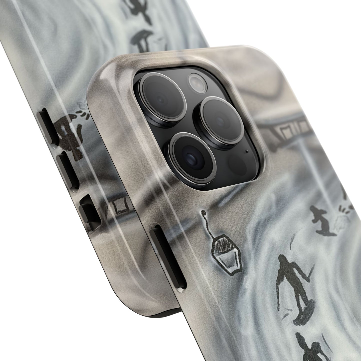 "arctic avalanche" airbrush iPhone case