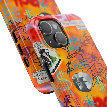 "young, rich, hot!" airbrush iPhone case