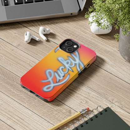 "lucky" airbrush iPhone case