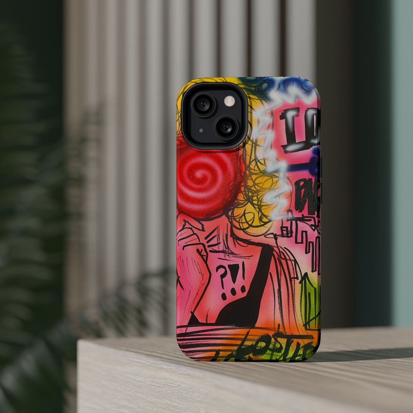 MagSafe „Lost in Paradise“ Airbrush-iPhone-Hülle