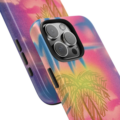 "glowy night" airbrush iPhone case