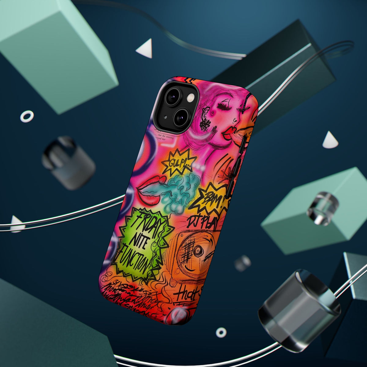 MagSafe „Vegas Ventures“ Airbrush iPhone-Hülle