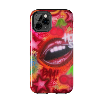 "hot stuff" airbrush iPhone case
