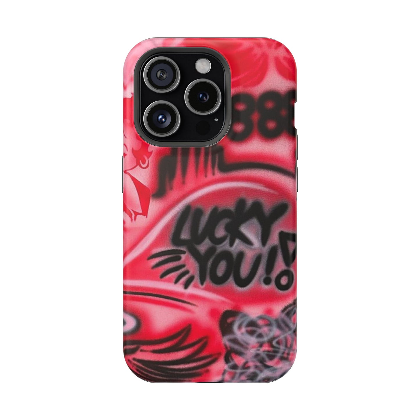MagSafe „lucky you! pt. 2“ Airbrush iPhone Hülle
