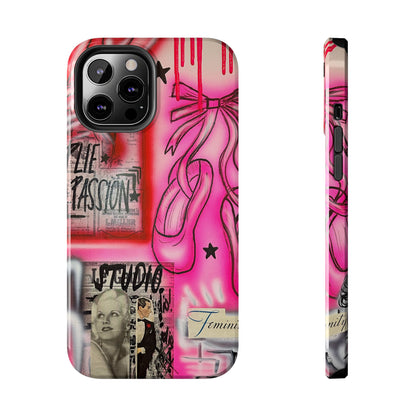 "plié passion” airbrush iPhone case