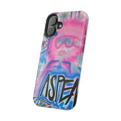 MagSafe "aspen aspirations" airbrush iPhone case
