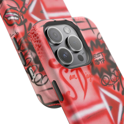 MagSafe "San Diego" Airbrush iPhone-Hülle